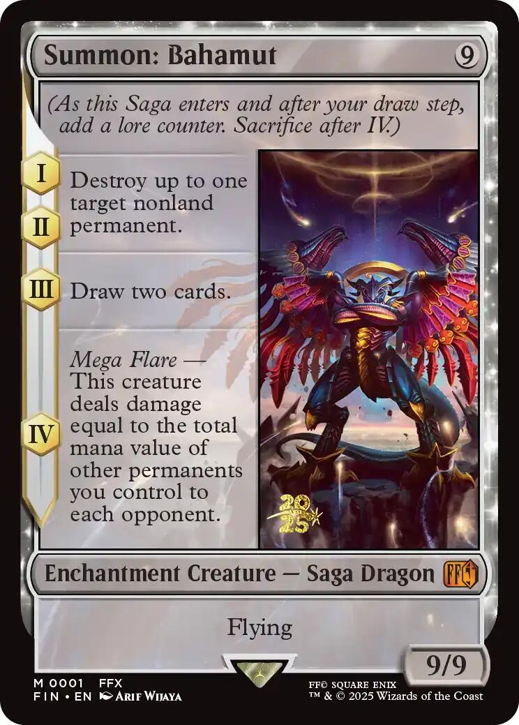 Summon: Bahamut [FINAL FANTASY Prerelease Promo] - The Mythic Store | 24h Order Processing