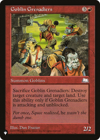 Goblin Grenadiers [The List] - The Mythic Store | 24h Order Processing