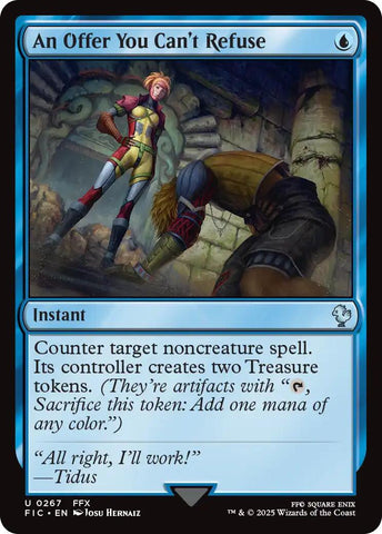 An Offer You Can't Refuse (Surge Foil) [FINAL FANTASY Commander] - The Mythic Store | 24h Order Processing