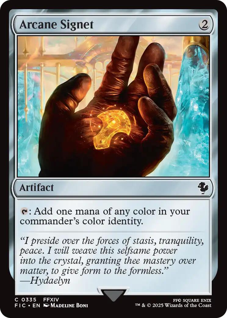 Arcane Signet (0335) (Surge Foil) [FINAL FANTASY Commander] - The Mythic Store | 24h Order Processing