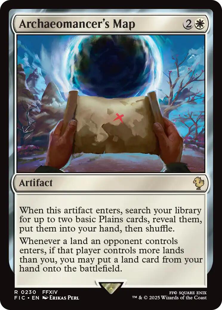 Archaeomancer's Map (Surge Foil) [FINAL FANTASY Commander] - The Mythic Store | 24h Order Processing