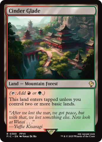 Cinder Glade (Surge Foil) [FINAL FANTASY Commander] - The Mythic Store | 24h Order Processing