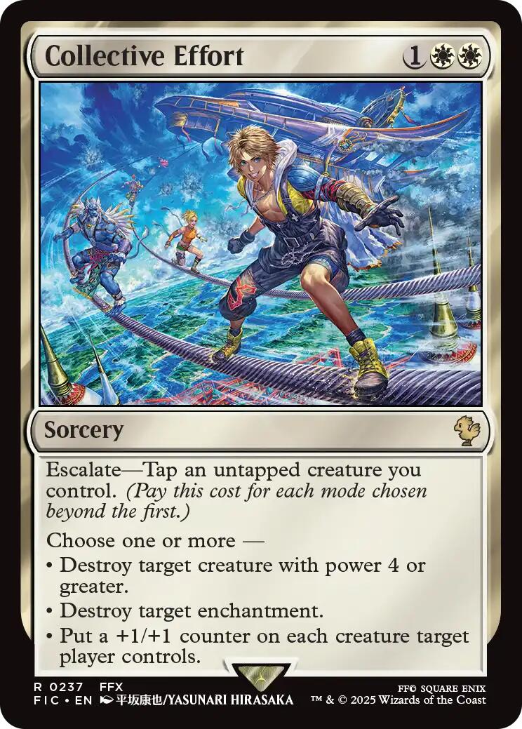Collective Effort (Surge Foil) [FINAL FANTASY Commander] - The Mythic Store | 24h Order Processing