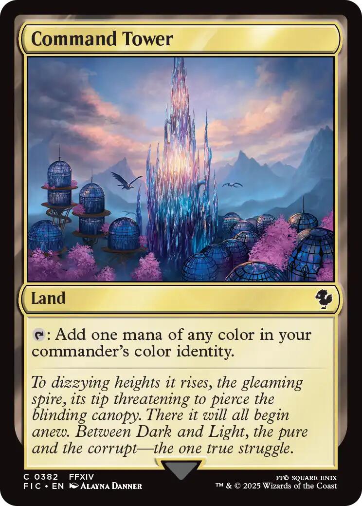 Command Tower (0382) (Surge Foil) [FINAL FANTASY Commander] - The Mythic Store | 24h Order Processing