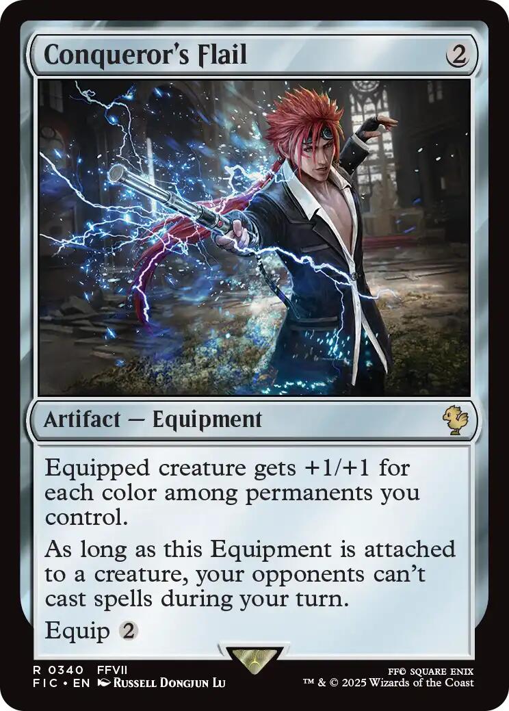 Conqueror's Flail (Surge Foil) [FINAL FANTASY Commander] - The Mythic Store | 24h Order Processing