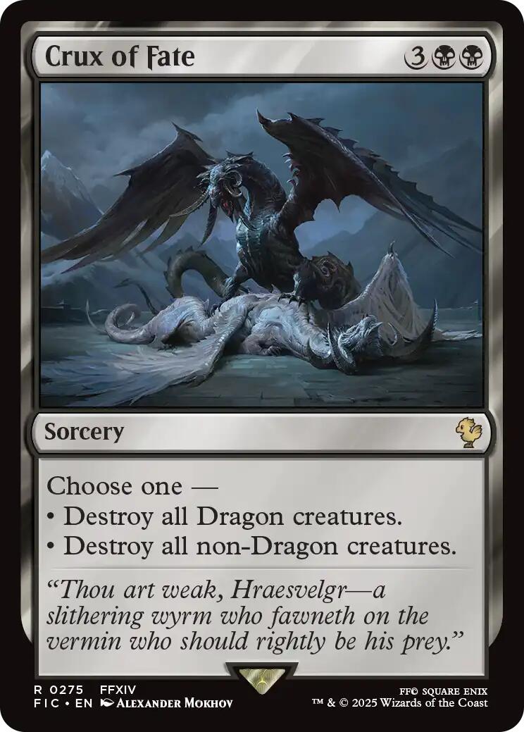 Crux of Fate (Surge Foil) [FINAL FANTASY Commander] - The Mythic Store | 24h Order Processing