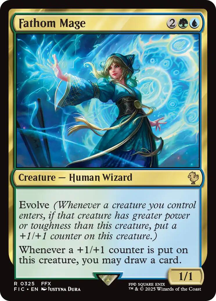 Fathom Mage (Surge Foil) [FINAL FANTASY Commander] - The Mythic Store | 24h Order Processing