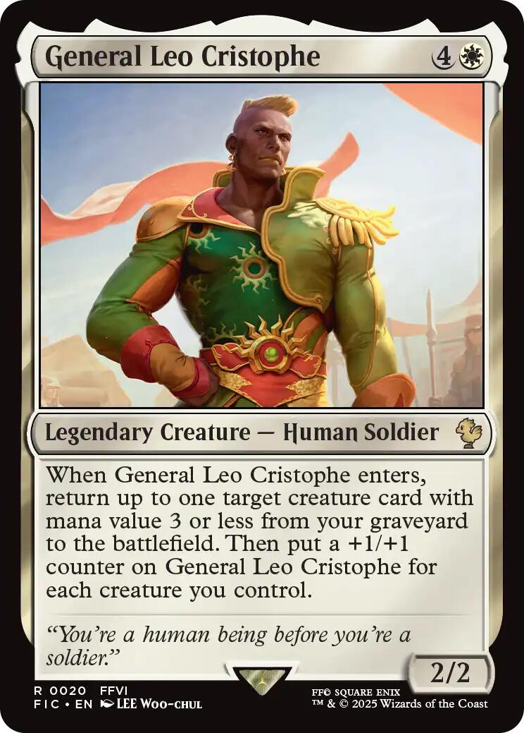 General Leo Cristophe (Surge Foil) [FINAL FANTASY Commander] - The Mythic Store | 24h Order Processing