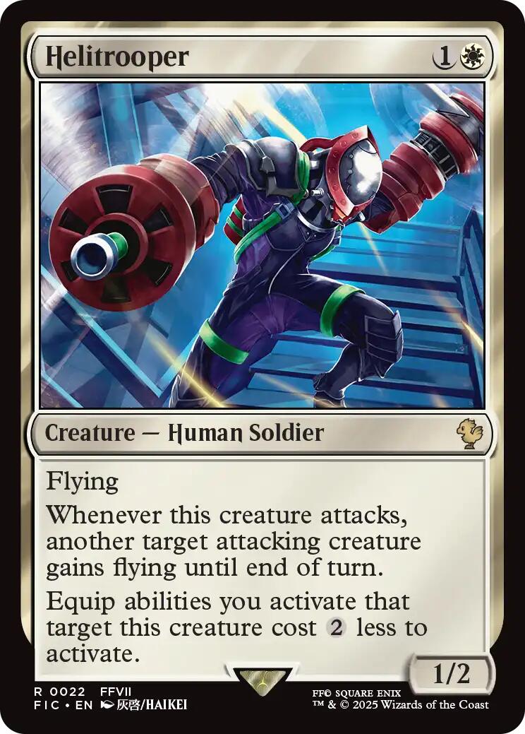 Helitrooper (Surge Foil) [FINAL FANTASY Commander] - The Mythic Store | 24h Order Processing
