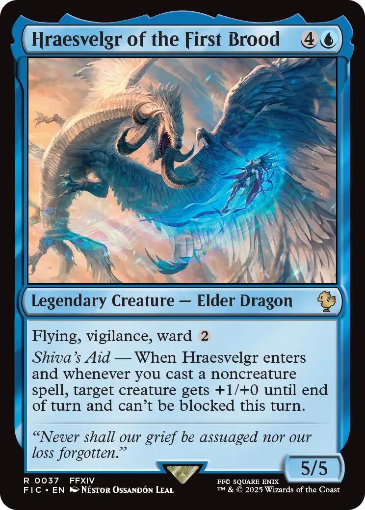 Hraesvelgr of the First Brood (Surge Foil) [FINAL FANTASY Commander] - The Mythic Store | 24h Order Processing