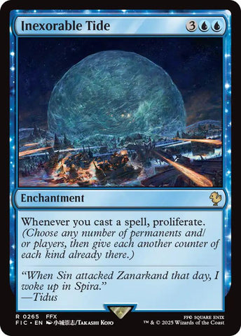 Inexorable Tide (Surge Foil) [FINAL FANTASY Commander] - The Mythic Store | 24h Order Processing