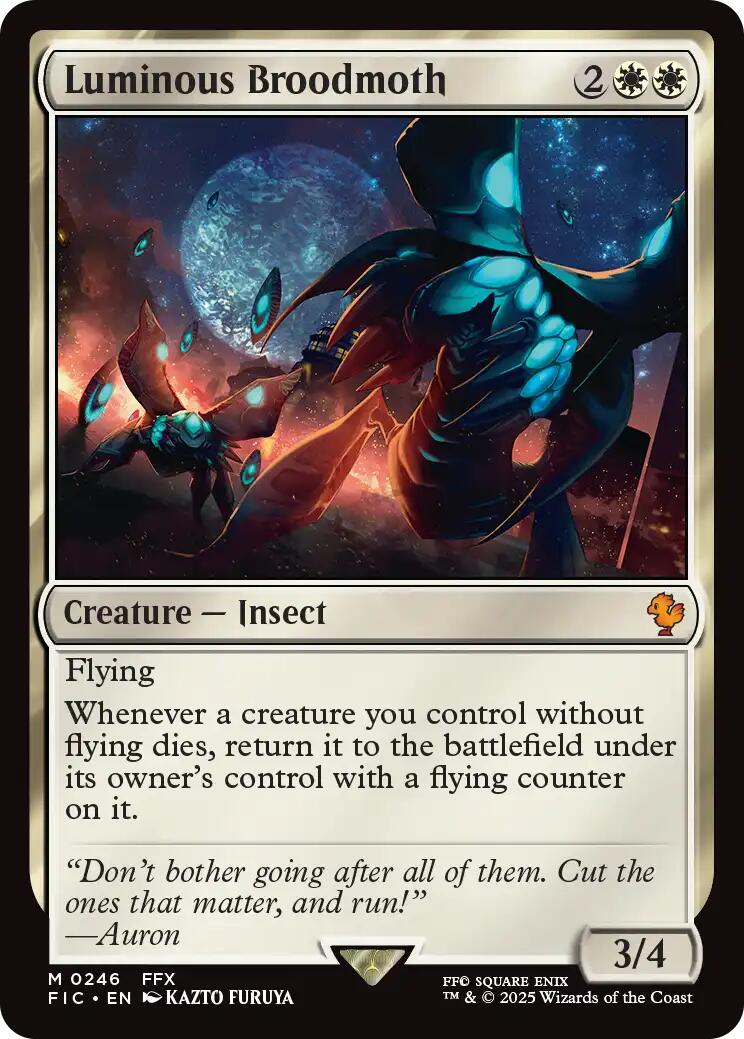 Luminous Broodmoth (Surge Foil) [FINAL FANTASY Commander] - The Mythic Store | 24h Order Processing