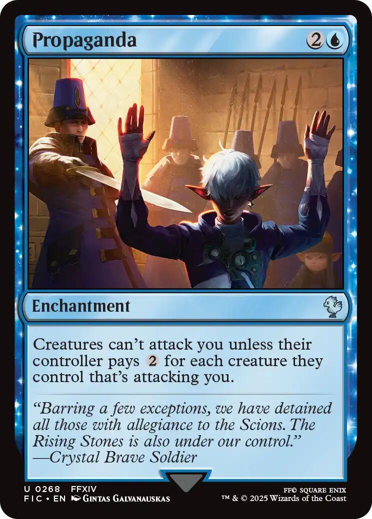 Propaganda (Surge Foil) [FINAL FANTASY Commander] - The Mythic Store | 24h Order Processing