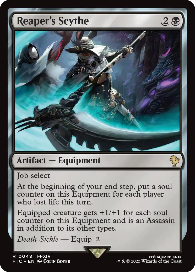 Reaper's Scythe (Surge Foil) [FINAL FANTASY Commander] - The Mythic Store | 24h Order Processing