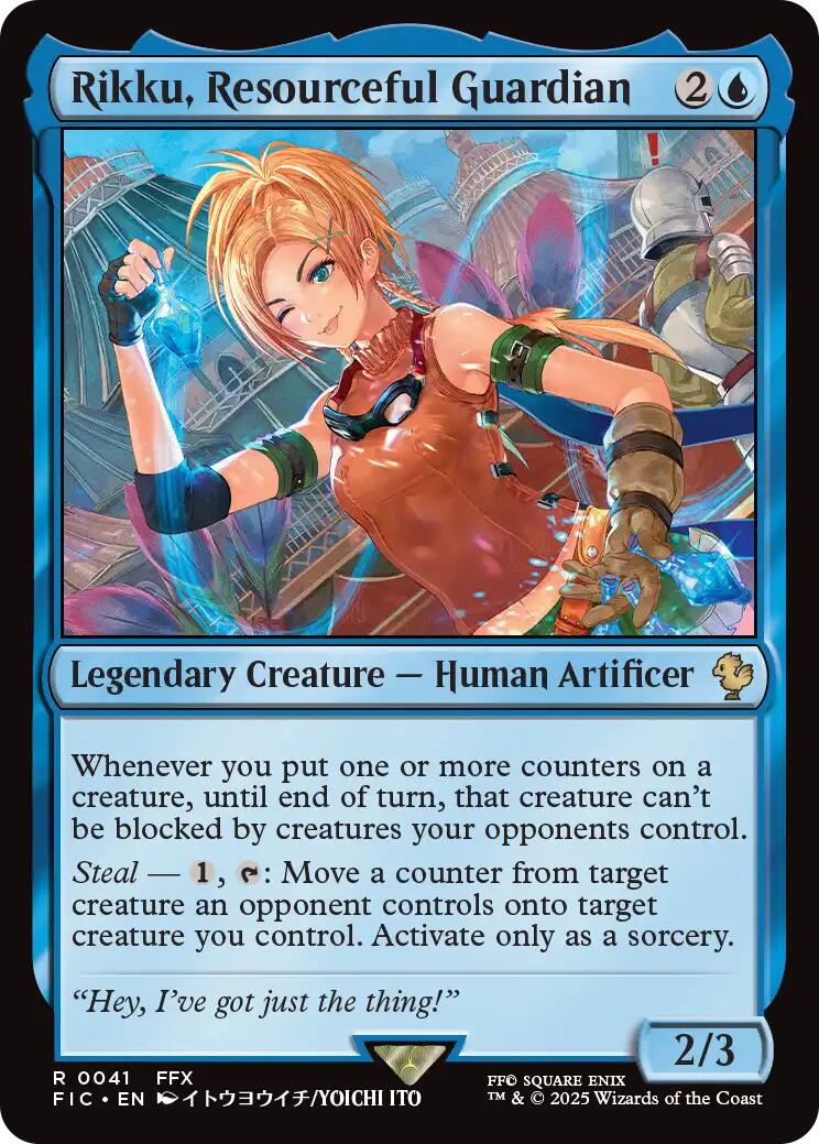 Rikku, Resourceful Guardian (Surge Foil) [FINAL FANTASY Commander] - The Mythic Store | 24h Order Processing