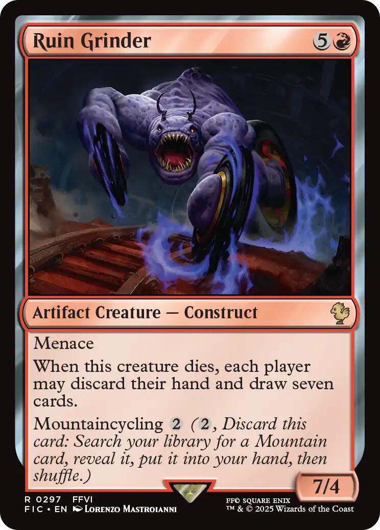 Ruin Grinder (Surge Foil) [FINAL FANTASY Commander] - The Mythic Store | 24h Order Processing