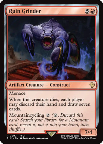 Ruin Grinder (Surge Foil) [FINAL FANTASY Commander] - The Mythic Store | 24h Order Processing