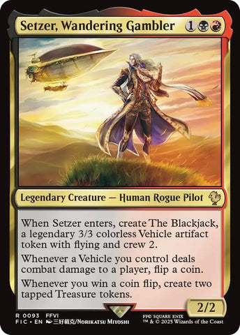 Setzer, Wandering Gambler (Surge Foil) [FINAL FANTASY Commander] - The Mythic Store | 24h Order Processing