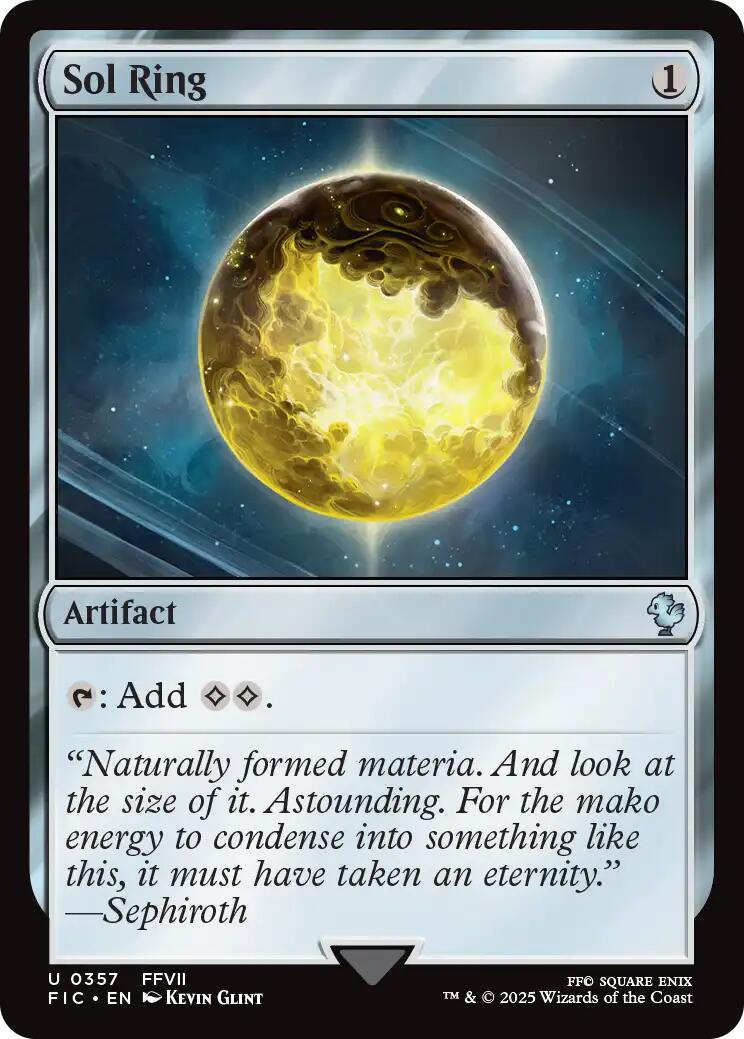 Sol Ring (0357) (Surge Foil) [FINAL FANTASY Commander] - The Mythic Store | 24h Order Processing