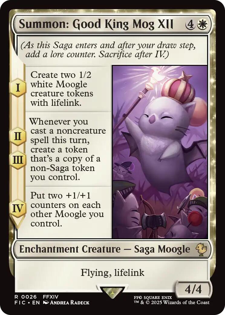 Summon: Good King Mog XII (Surge Foil) [FINAL FANTASY Commander] - The Mythic Store | 24h Order Processing