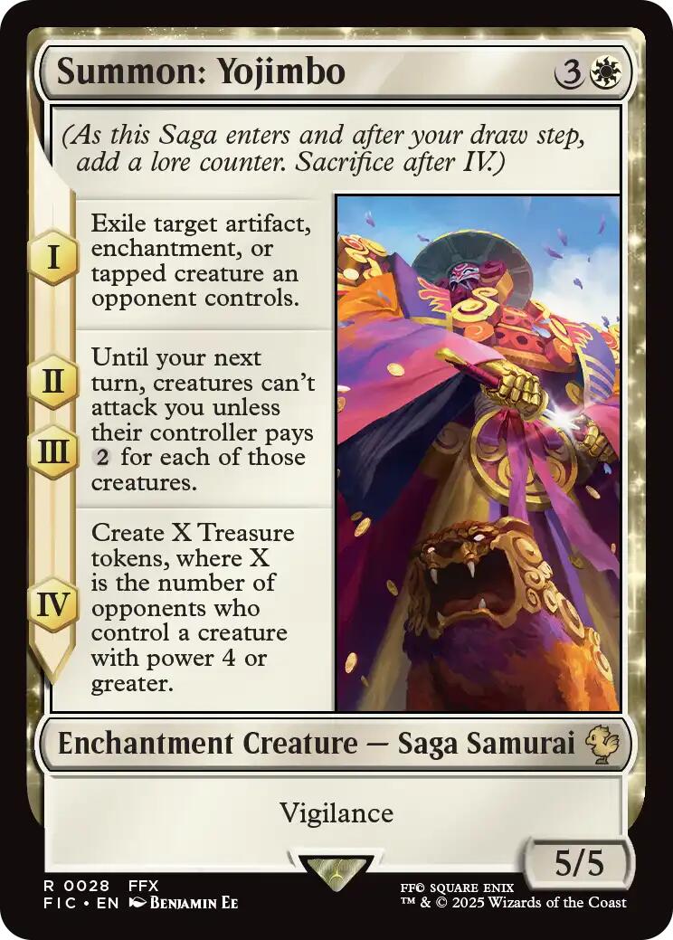 Summon: Yojimbo (Surge Foil) [FINAL FANTASY Commander] - The Mythic Store | 24h Order Processing