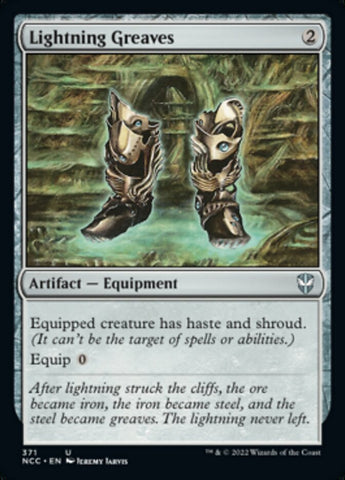 Lightning Greaves [Streets of New Capenna Commander] - The Mythic Store | 24h Order Processing