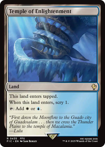 Temple of Enlightenment (Surge Foil) [FINAL FANTASY Commander] - The Mythic Store | 24h Order Processing