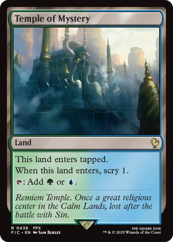 Temple of Mystery (Surge Foil) [FINAL FANTASY Commander] - The Mythic Store | 24h Order Processing