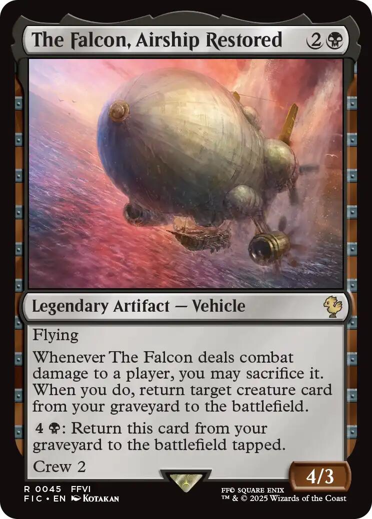 The Falcon, Airship Restored (Surge Foil) [FINAL FANTASY Commander] - The Mythic Store | 24h Order Processing