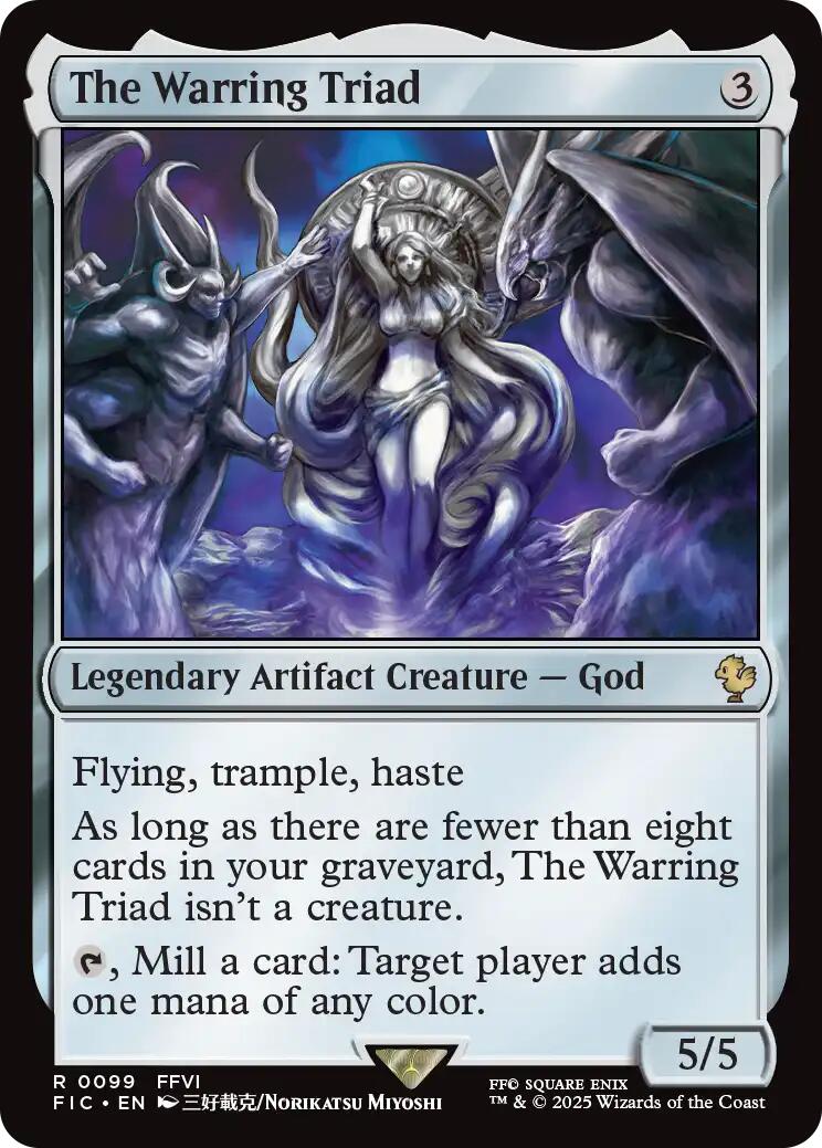 The Warring Triad (Surge Foil) [FINAL FANTASY Commander] - The Mythic Store | 24h Order Processing