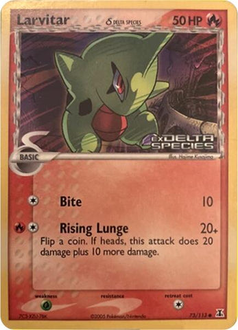 Larvitar (73/113) (Delta Species) (Stamped) [Miscellaneous Cards] - The Mythic Store | 24h Order Processing