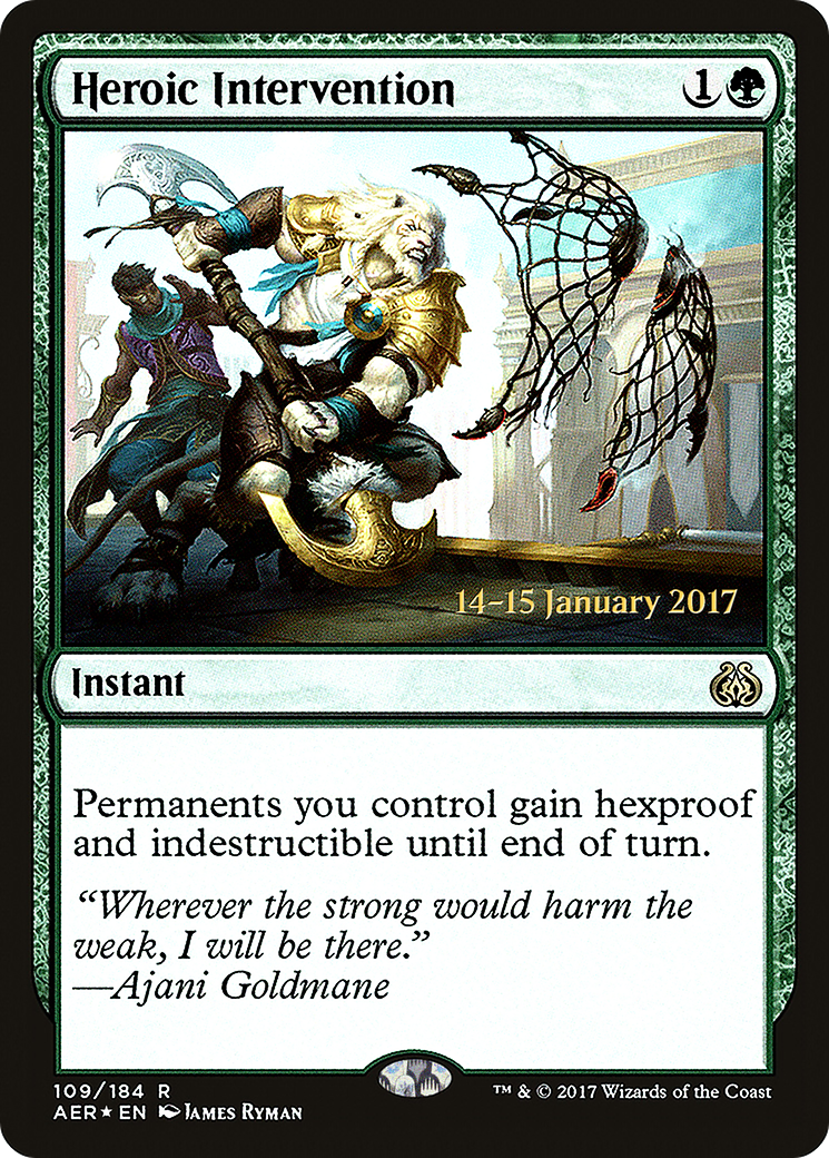Heroic Intervention [Aether Revolt Prerelease Promos] - The Mythic Store | 24h Order Processing