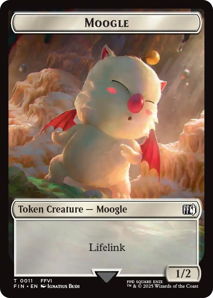 Moogle // Zombie Double-Sided Token [FINAL FANTASY Commander Tokens] - The Mythic Store | 24h Order Processing
