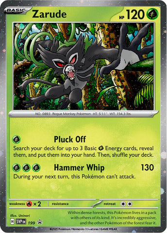 Zarude (199) (Cosmos Holo) [Scarlet & Violet: Black Star Promos] - The Mythic Store | 24h Order Processing