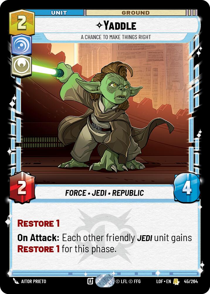 Yaddle - A Chance To Make Things Right (45/264) (45/264) [Legends of the Force] - The Mythic Store | 24h Order Processing