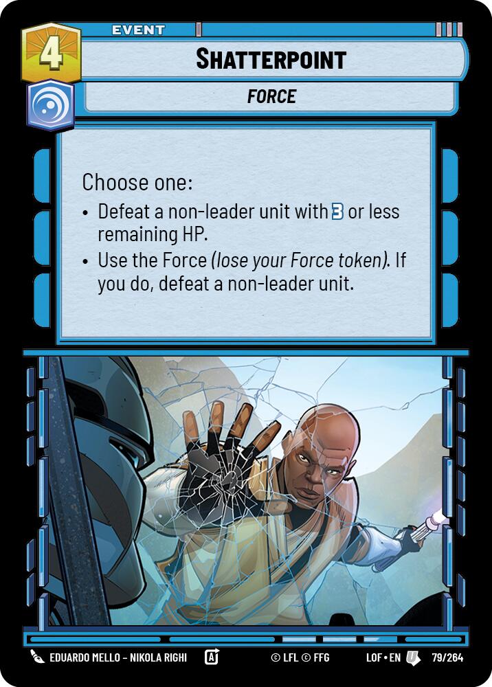 Shatterpoint (79/264) (79/264) [Legends of the Force]