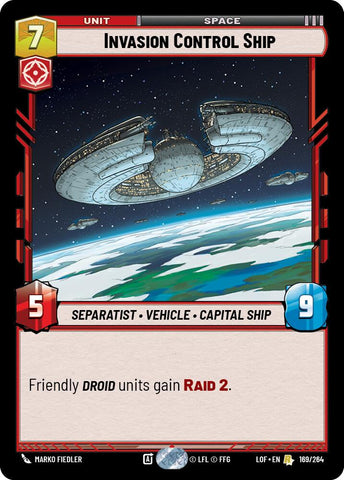 Invasion Control Ship (169/264) (169/264) [Legends of the Force] - The Mythic Store | 24h Order Processing