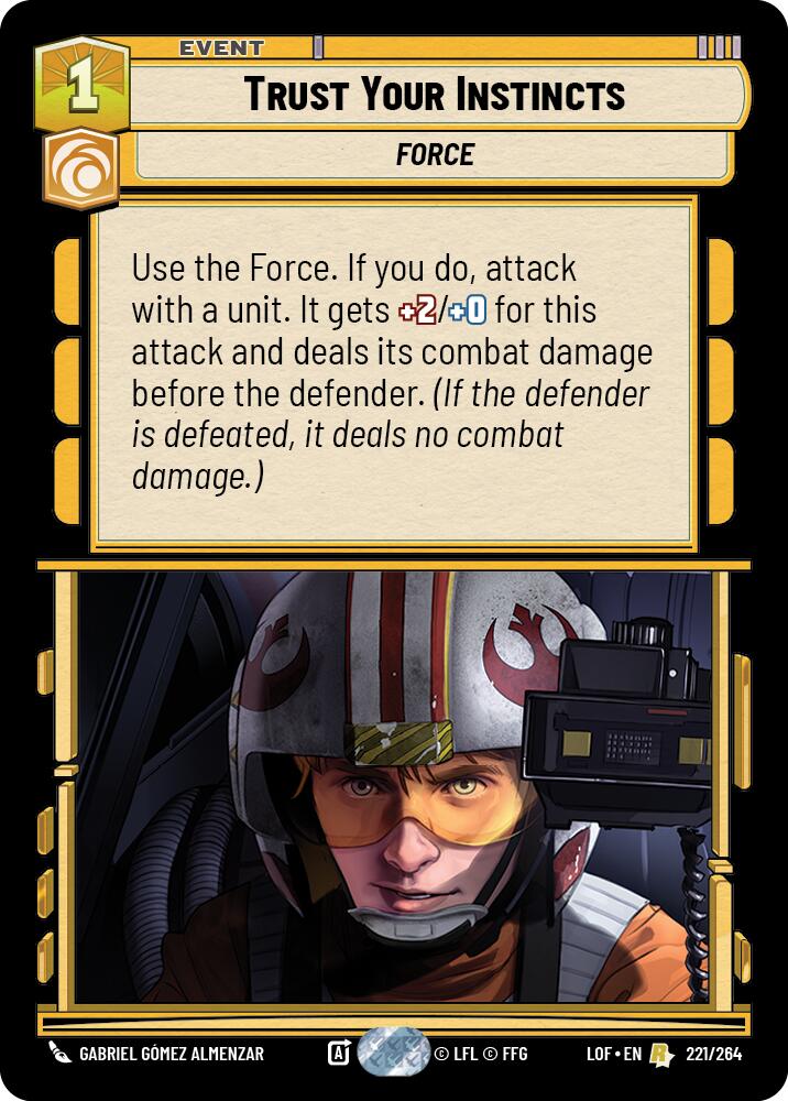Trust Your Instincts (221/264) (221/264) [Legends of the Force] - The Mythic Store | 24h Order Processing