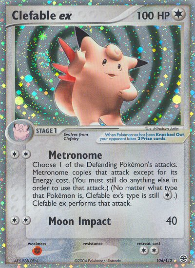 Clefable ex (106/112) [EX: FireRed & LeafGreen] - The Mythic Store | 24h Order Processing