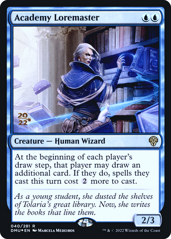 Academy Loremaster [Dominaria United Prerelease Promos] - The Mythic Store | 24h Order Processing