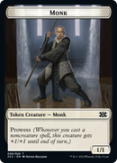 Saproling // Monk Double-Sided Token [Double Masters 2022 Tokens] - The Mythic Store | 24h Order Processing