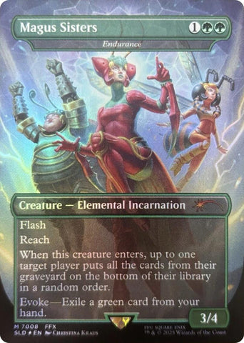 Magus Sisters - Endurance (Rainbow Foil) [Secret Lair Drop Series] - The Mythic Store | 24h Order Processing