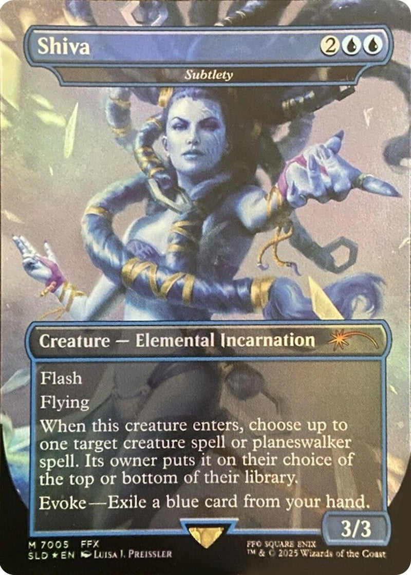 Shiva - Subtlety (Rainbow Foil) [Secret Lair Drop Series] - The Mythic Store | 24h Order Processing