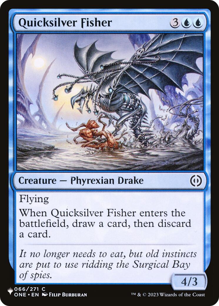 Quicksilver Fisher [The List] - The Mythic Store | 24h Order Processing