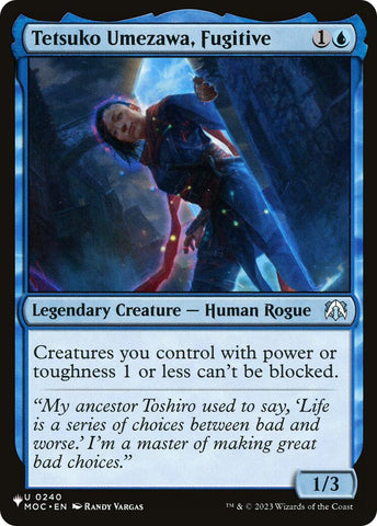 Tetsuko Umezawa, Fugitive (MOC) [The List] - The Mythic Store | 24h Order Processing