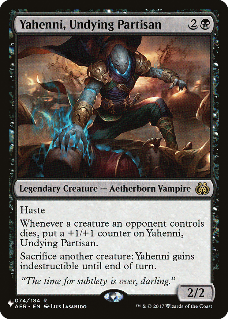 Yahenni, Undying Partisan [The List] - The Mythic Store | 24h Order Processing
