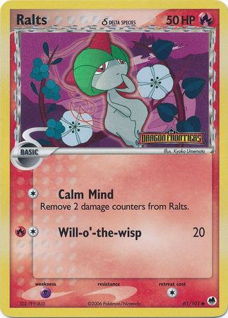Ralts (61/101) (Delta Species) (Stamped) [EX: Dragon Frontiers] - The Mythic Store | 24h Order Processing
