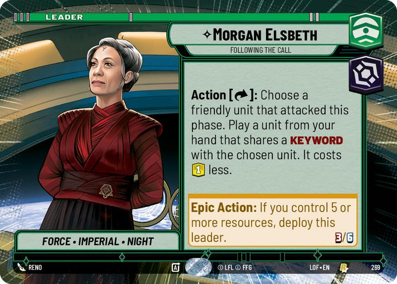 Morgan Elsbeth - Following the Call (269) (Hyperspace) (269) [Legends of the Force] - The Mythic Store | 24h Order Processing