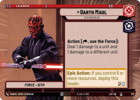Darth Maul - Sith Revealed (273) (Hyperspace) (273) [Legends of the Force] - The Mythic Store | 24h Order Processing