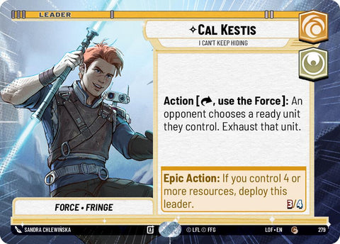 Cal Kestis - I Can't Keep Hiding (279) (Hyperspace) (279) [Legends of the Force] - The Mythic Store | 24h Order Processing